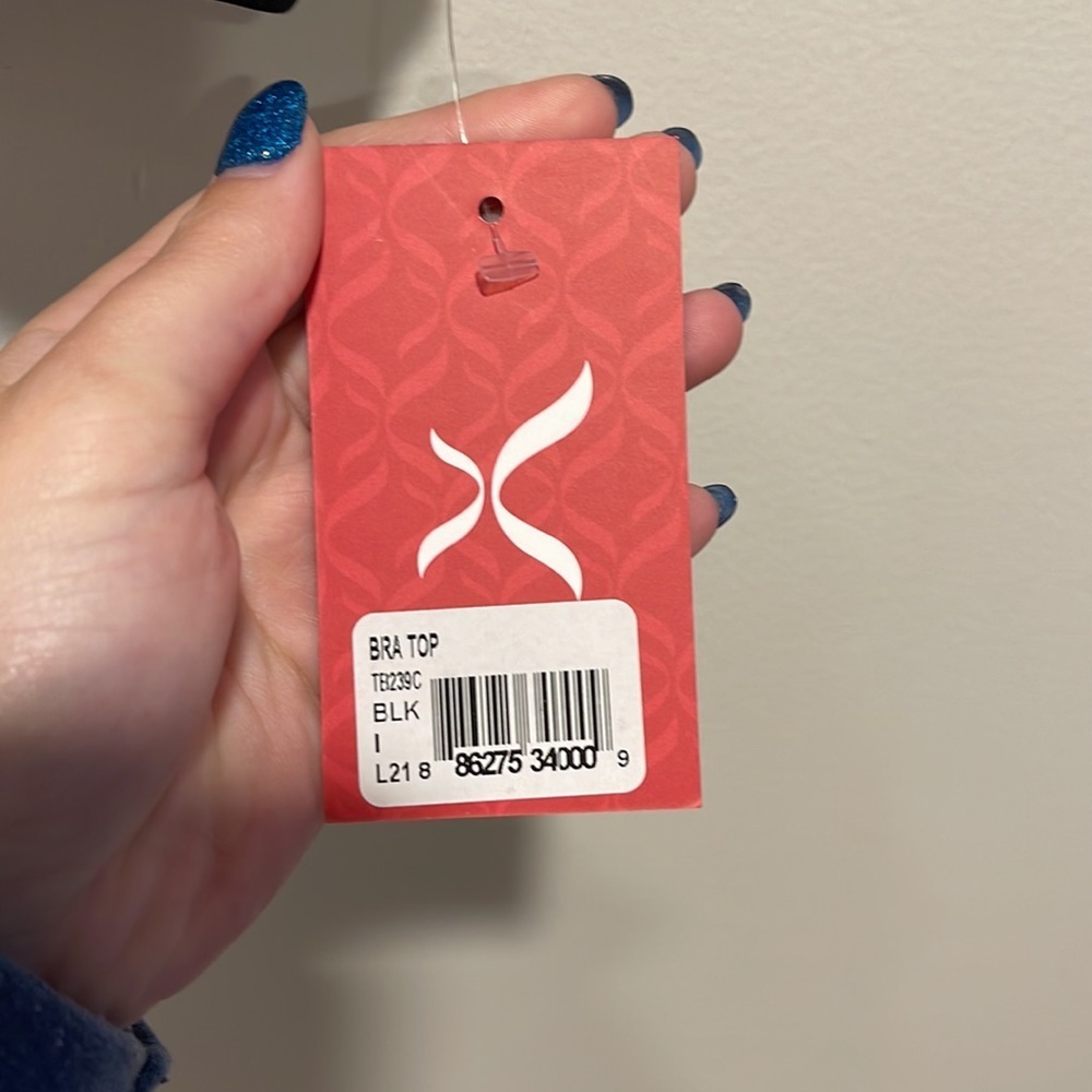 NWT Capezio Kids Girls Black Bra Top Intermediate - Picture 5 of 8